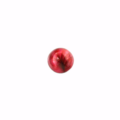 Glass Medium Dome Lampwork Cabochon - Round 09MM SWIRL RED (02958)