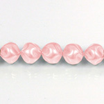 Czech Glass Pearl Bead - Baroque Round 03MM LT ROSE 70424