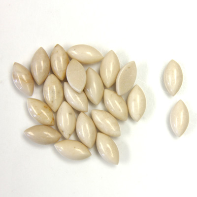 Gemstone Cabochon - Navette 08x4MM RIVERSTONE