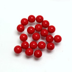 Glass No-Hole Ball - 05MM CHERRY RED