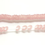 Plastic Bead - Mixed Color O SpacerS Round 05MM ROSE QUARTZ