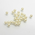 Plastic Pearl No-Hole Ball 03.5MM CREME