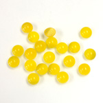 Gemstone Flat Back Cabochon - Round 05MM QUARTZ DYED #38 AMBER