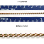 Brass Chain 1.75MM Flat CABLE