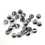 Fiber-Optic Cabochon - Round 04MM CAT'S EYE GREY