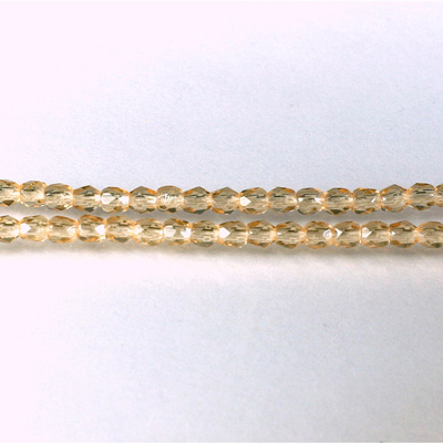 Czech Glass Fire Polish Bead - Round 03MM GOLDFISH