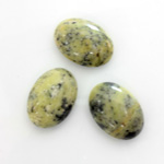 Gemstone Cabochon - Oval 18x13MM YELLOW TURQUOISE