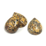 Gemstone Cabochon - Pear 18x13MM LEOPARD SKIN AGATE