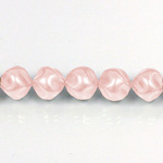 Czech Glass Pearl Bead - Baroque Round 03MM DARK ROSE 70425