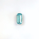 Glass Point Back Tin Table Cut (TTC) Stone - Cushion Octagon 08x4MM AQUA