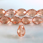Czech Glass Fire Polish Bead - Pear 16x12MM ROSALINE