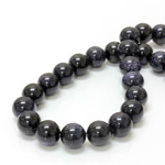 Man-made Bead - Smooth Round 12MM BLUE GOLDSTONE