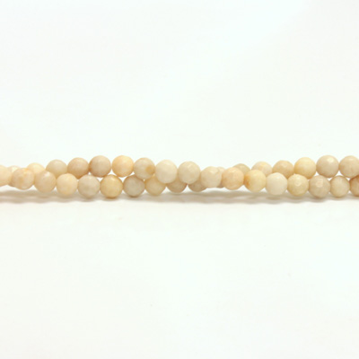 Gemstone Bead - Faceted Round 04MM RIVERSTONE