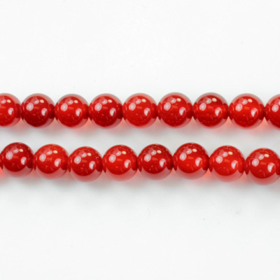 Gemstone Bead - Smooth Round 1.5MM Diameter Hole 07MM CORNELIAN