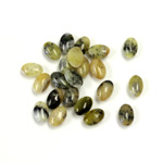 Gemstone Cabochon - Oval 06x4MM YELLOW TURQUOISE