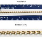 Brass Chain 1.6MM DIA CUT CABLE