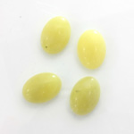 Gemstone Cabochon - Oval 14x10MM JADE OLIVE