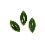 Gemstone Cabochon - Navette 15x7MM TAIWAN JADE