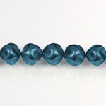 Czech Glass Pearl Bead - Baroque Round 04MM NAVY 70467