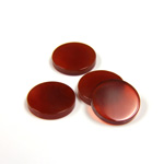 Gemstone Flat Back Flat Top Straight Side Stone - Round 11MM CORNELIAN