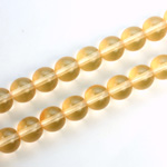 Czech Pressed Glass Bead - Smooth Round 08MM GOLDFISH