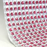 Hotfix Rhinestone Mesh Roll - 46x120cm 3MM ROSE SILVER