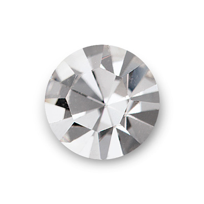 Asfour Crystal Point Back Foiled Chaton - PP11 CRYSTAL