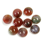 Gemstone Cabochon - Round 09MM FANCY JASPER