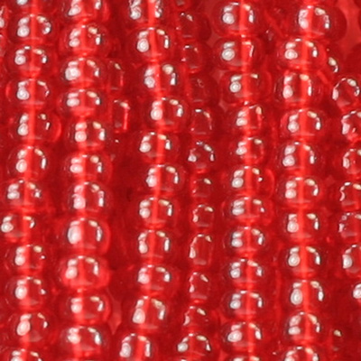 Preciosa Czech Glass Seed Bead - Round 08/0 RUBY 90070