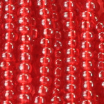 Preciosa Czech Glass Seed Bead - Round 06/0 RUBY 90070