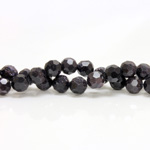 Man-made Bead - Faceted Round 08MM BLUE GOLDSTONE