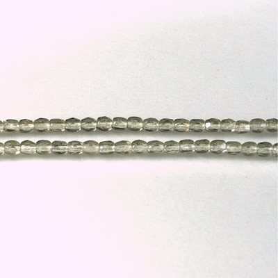 Czech Glass Fire Polish Bead - Round 02MM BLACK DIAMOND