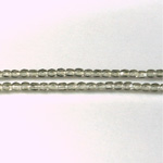 Czech Glass Fire Polish Bead - Round 02MM BLACK DIAMOND