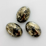 Gemstone Cabochon - Oval 18x13MM PYRITE