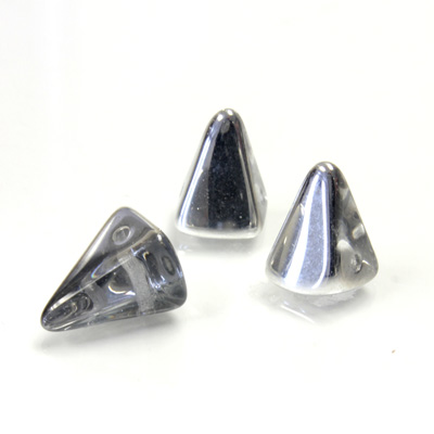 Preciosa Czech Pressed Glass Bead - Pyramid 07x11MM VALENTINITE