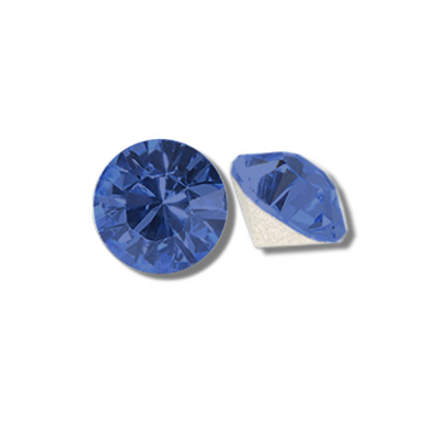 Swarovski Crystal Point Back XILION Foiled Chaton - PP18 SAPPHIRE