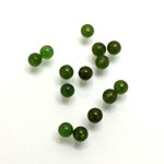 Gemstone 1-Hole Ball 04MM TAIWAN JADE (nephrite)