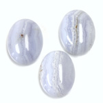 Gemstone Cabochon - Oval 20x15MM BLUE LACE AGATE