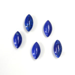 Gemstone Cabochon - Navette 10x5MM HOWLITE DYED LAPIS