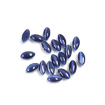 Fiber-Optic Cabochon - Navette 06x3MM CAT'S EYE BLUE