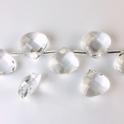 Chinese Cut Crystal Pendant - Briolette 13x12MM CRYSTAL
