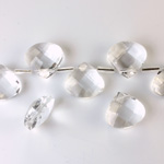 Chinese Cut Crystal Pendant - Briolette 13x12MM CRYSTAL