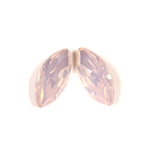 Cut Crystal Point Back Fancy Stone Foiled - Navette-Marquis 18x9MM OPAL ROSE