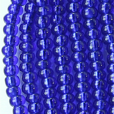 Preciosa Czech Glass Seed Bead - Round 10/0 COBALT SL 37100