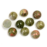 Gemstone Cabochon - Round 08MM EPIDOTE