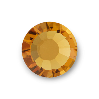 Asfour Crystal Flat Back Chaton Rose - 12SS TOPAZ