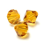 Preciosa Crystal Bead - Bicone 12MM TOPAZ