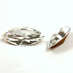 Preciosa Crystal Point Back Fancy Stone - Navette 15x7MM CRYSTAL