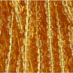 Preciosa Czech Glass Seed Bead - Round 10/0 TOPAZ 10070