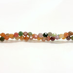 Gemstone Bead - Faceted Round 04MM FANCY JASPER